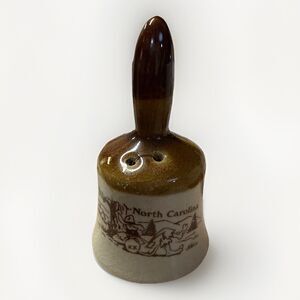 VTG Souvenir 5" Hillbilly Moonshiner North Carolina Dinner Bell made In Taiwan